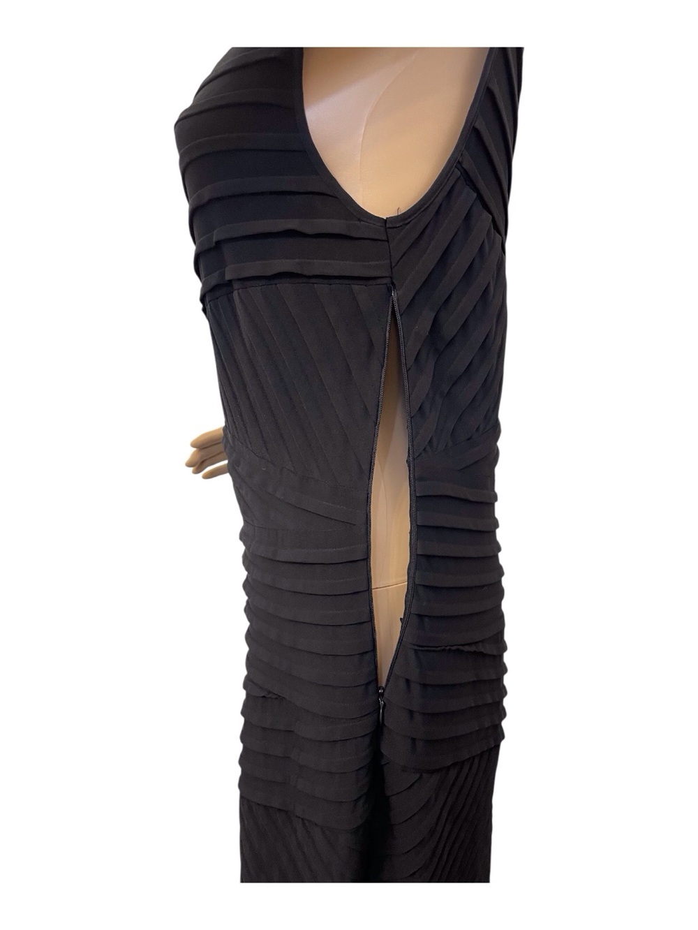 Calvin Klein Black Sleeveless Textured Sheath Dress - Picture 5 of 14